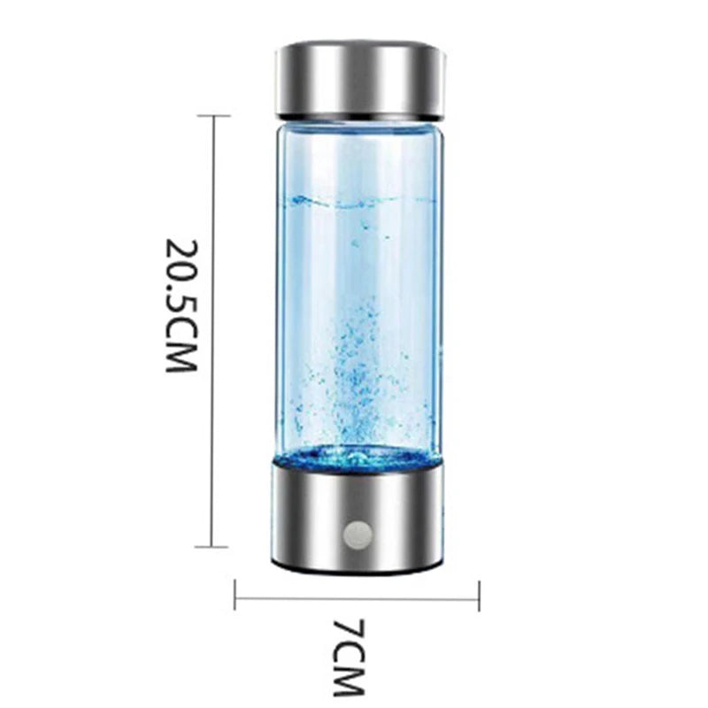 Portable Hydrogen Water Bottle About 420 ML - Hydrogen-rich Water