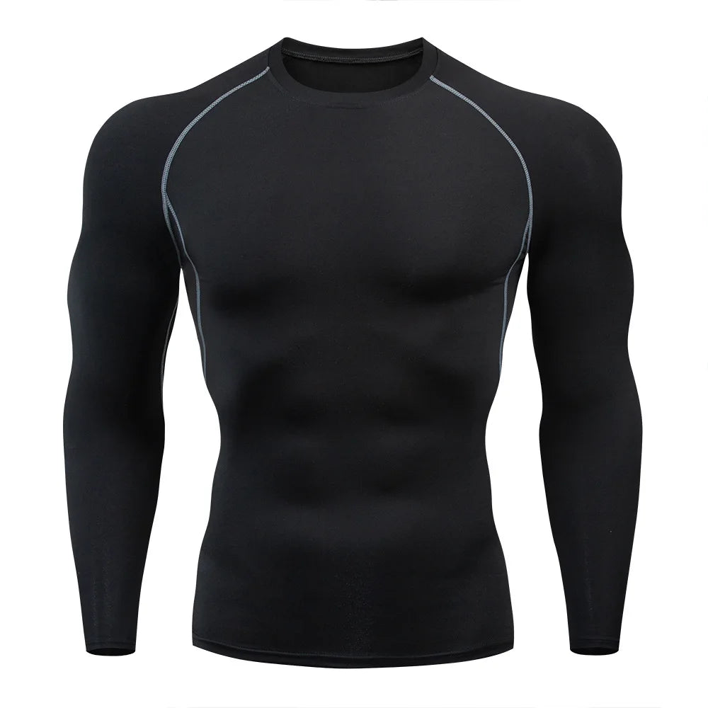 Men's Compression Athletic T-Shirt - Quick Dry Performance Training Top
