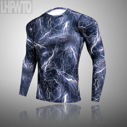 Men's Combat Camouflage Thermal Underwear Set - Winter Base Layer Compression Sports Set
