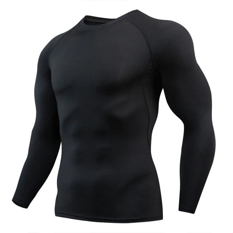 Men's Compression Athletic T-Shirt - Quick Dry Performance Training Top