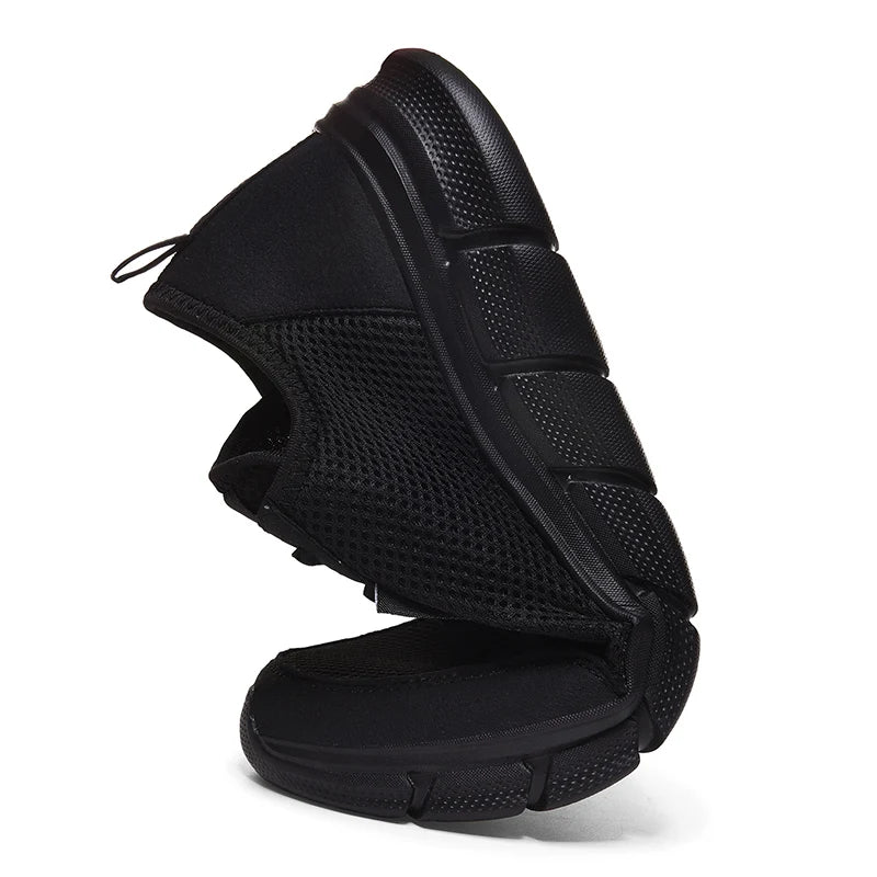Breathable Mesh Sneakers - Breathable Comfort and Secure Fit