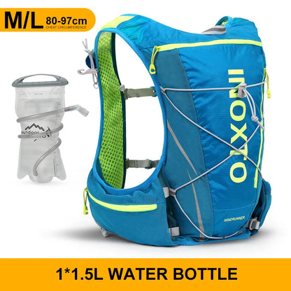 8L Hydration Running Vest - Lightweight Marathon Backpack