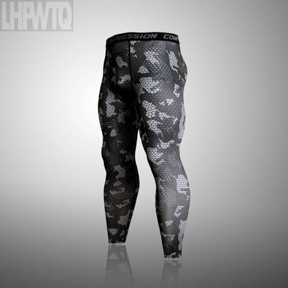 Men's Combat Camouflage Thermal Underwear Set - Winter Base Layer Compression Sports Set