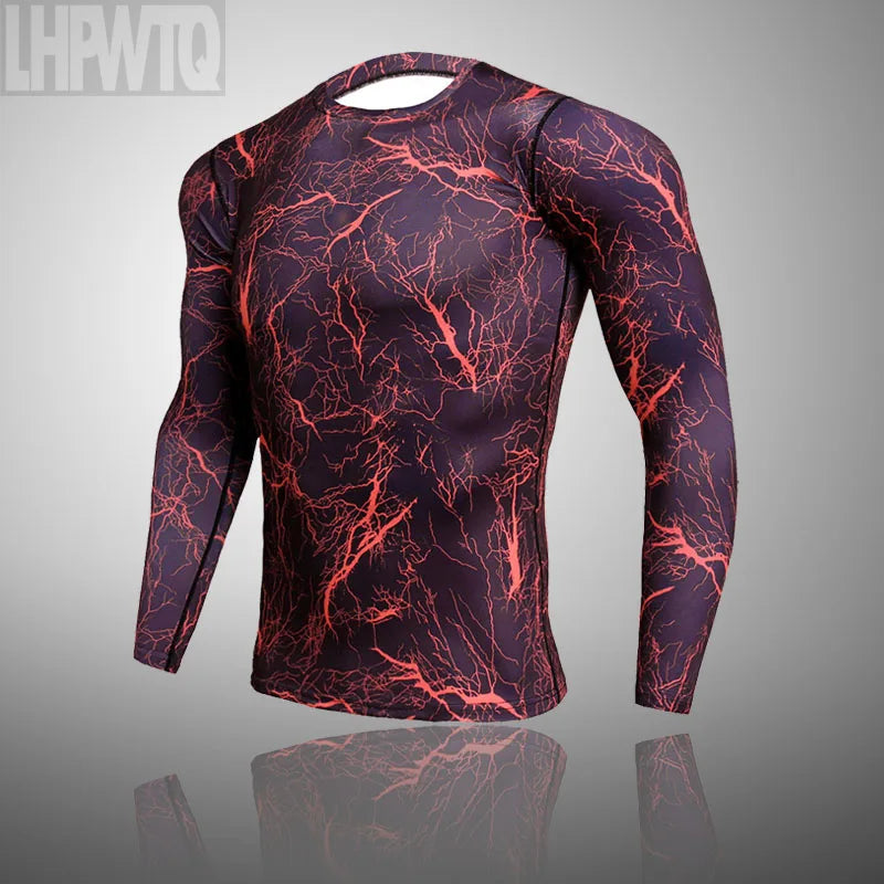 Men's Combat Camouflage Thermal Underwear Set - Winter Base Layer Compression Sports Set