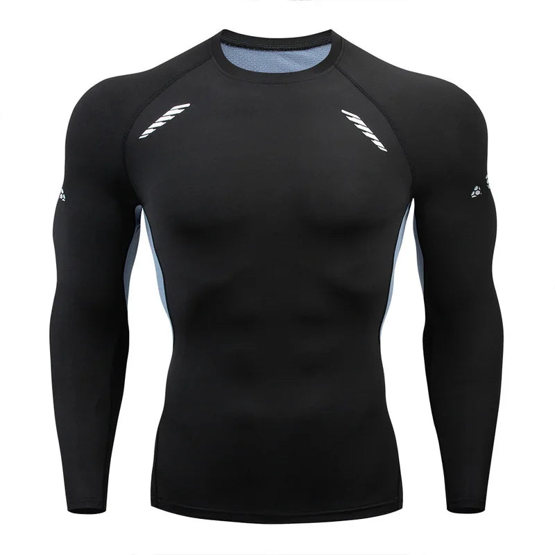 Men's Compression Athletic T-Shirt - Quick Dry Performance Training Top
