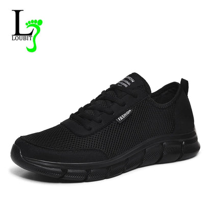Breathable Mesh Sneakers - Breathable Comfort and Secure Fit