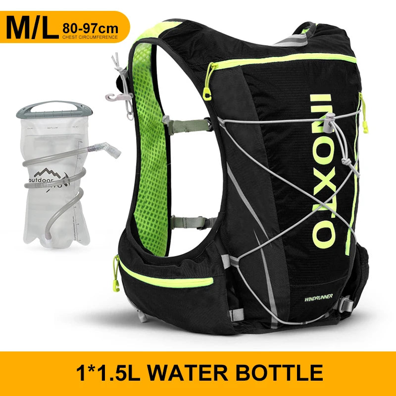 8L Hydration Running Vest - Lightweight Marathon Backpack