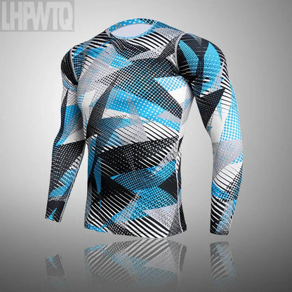 Men's Combat Camouflage Thermal Underwear Set - Winter Base Layer Compression Sports Set