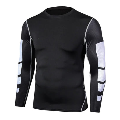 Men's Compression Athletic T-Shirt - Quick Dry Performance Training Top