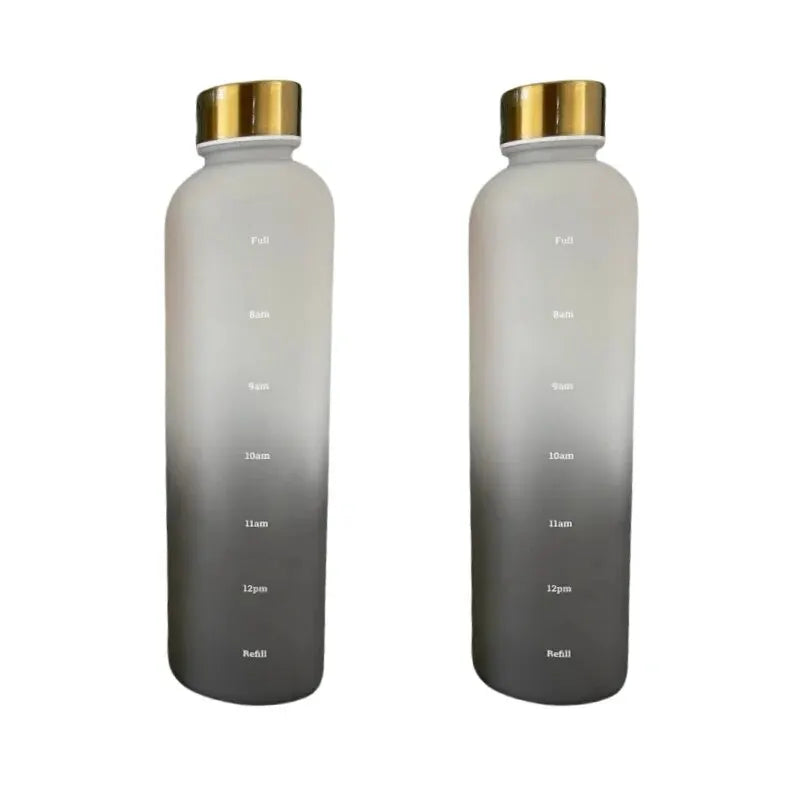 Motivational Water Bottle - Time Marker and Leak-Resistant Hydration