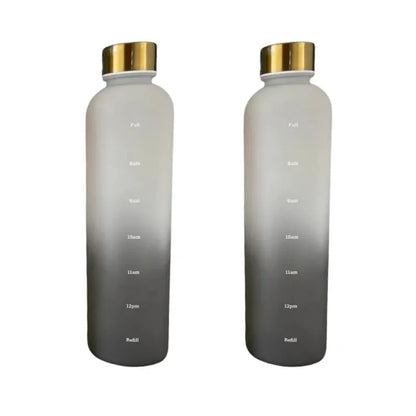 Motivational Water Bottle - Time Marker and Leak-Resistant Hydration