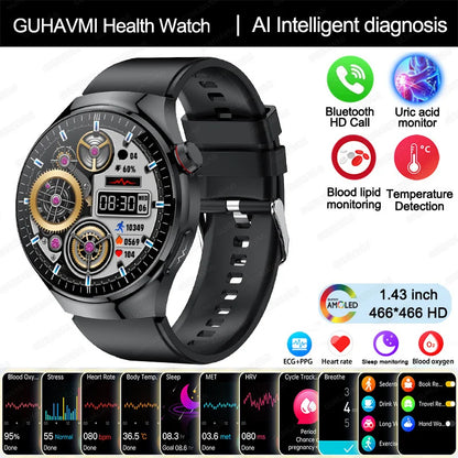 Smart Watch - Bluetooth Calling and Health Tracking