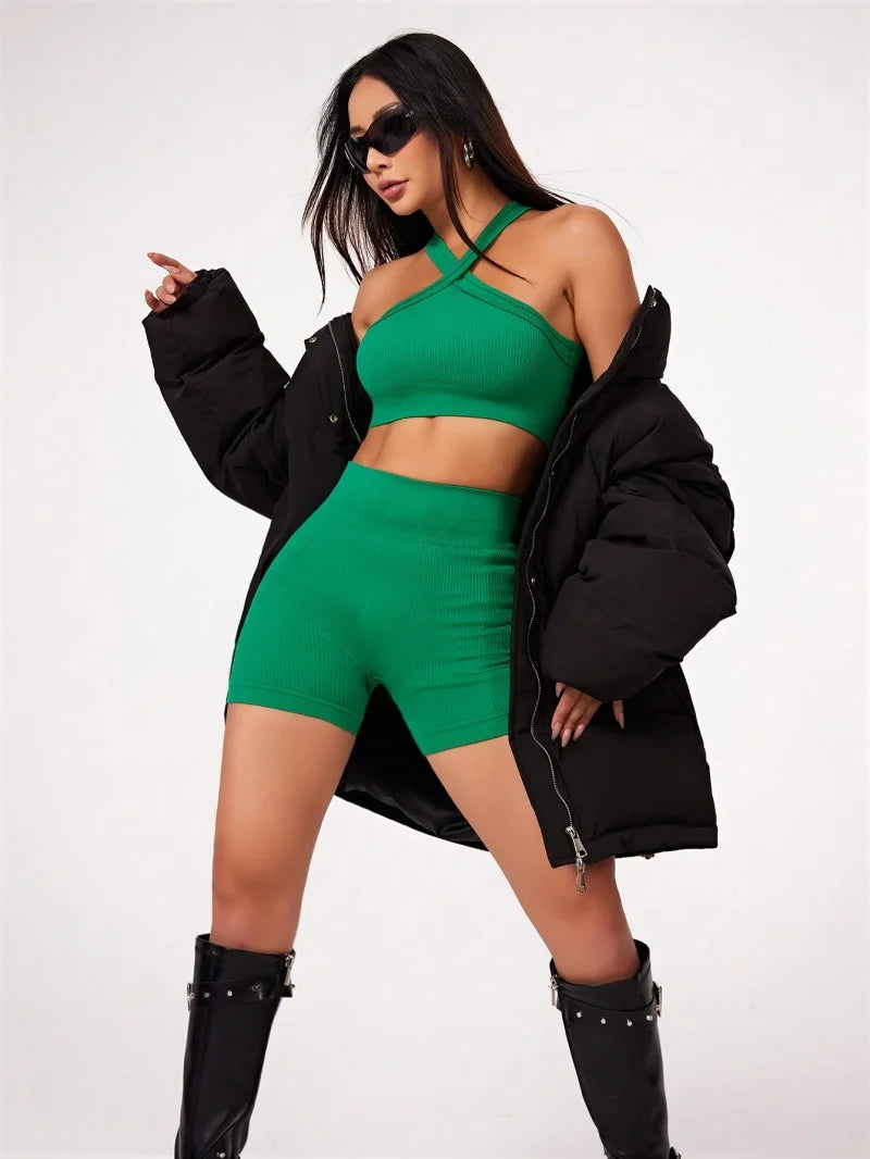 2-Piece Workout Set - Matching Comfort and Quick Dry Performance