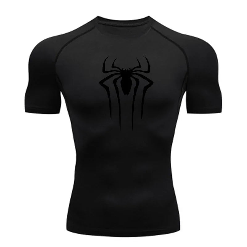 Men's Compression Fitness Shirt - Quick Dry Athletic Performance T-Shirt