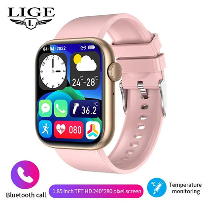 LIGE Women's Smart Watch - Bluetooth Calling and Fitness Tracker
