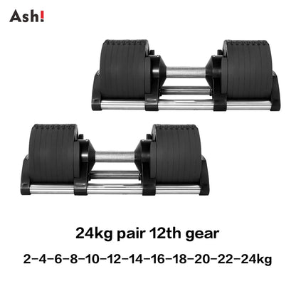 Adjustable Dumbbells Set - Space-saving Home Strength