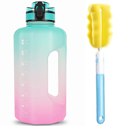 Motivational Water Bottle - Time Marker and Leak-Resistant Hydration