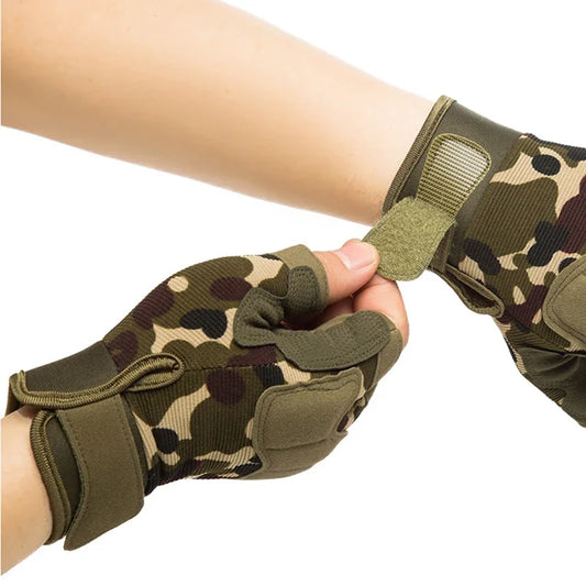 Fingerless Tactical Gloves - Anti-slip Grip For Training