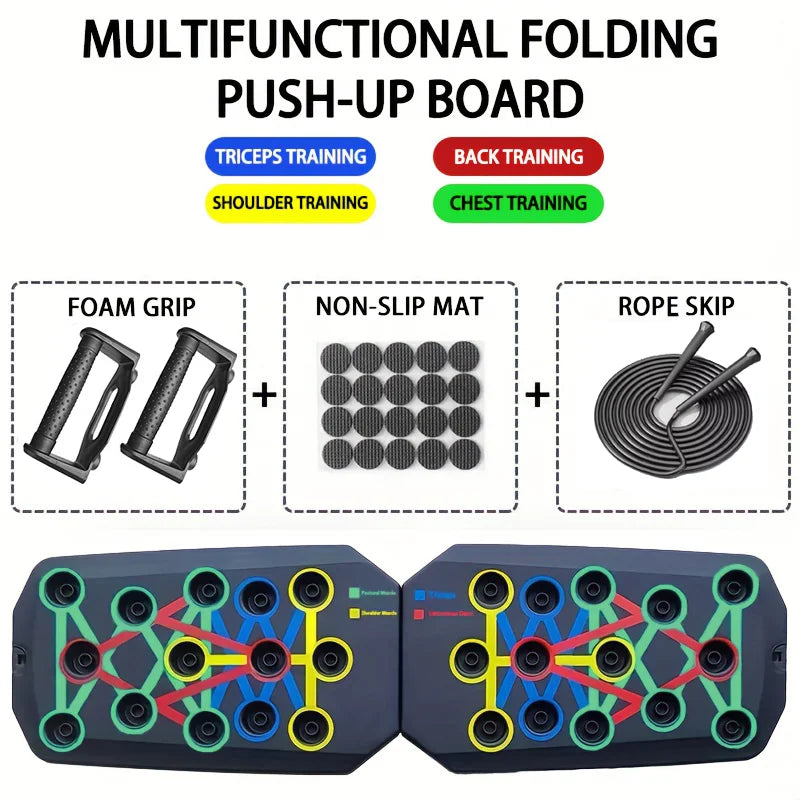 Push-Up Board - Foldable Multi-Angle Strength Training