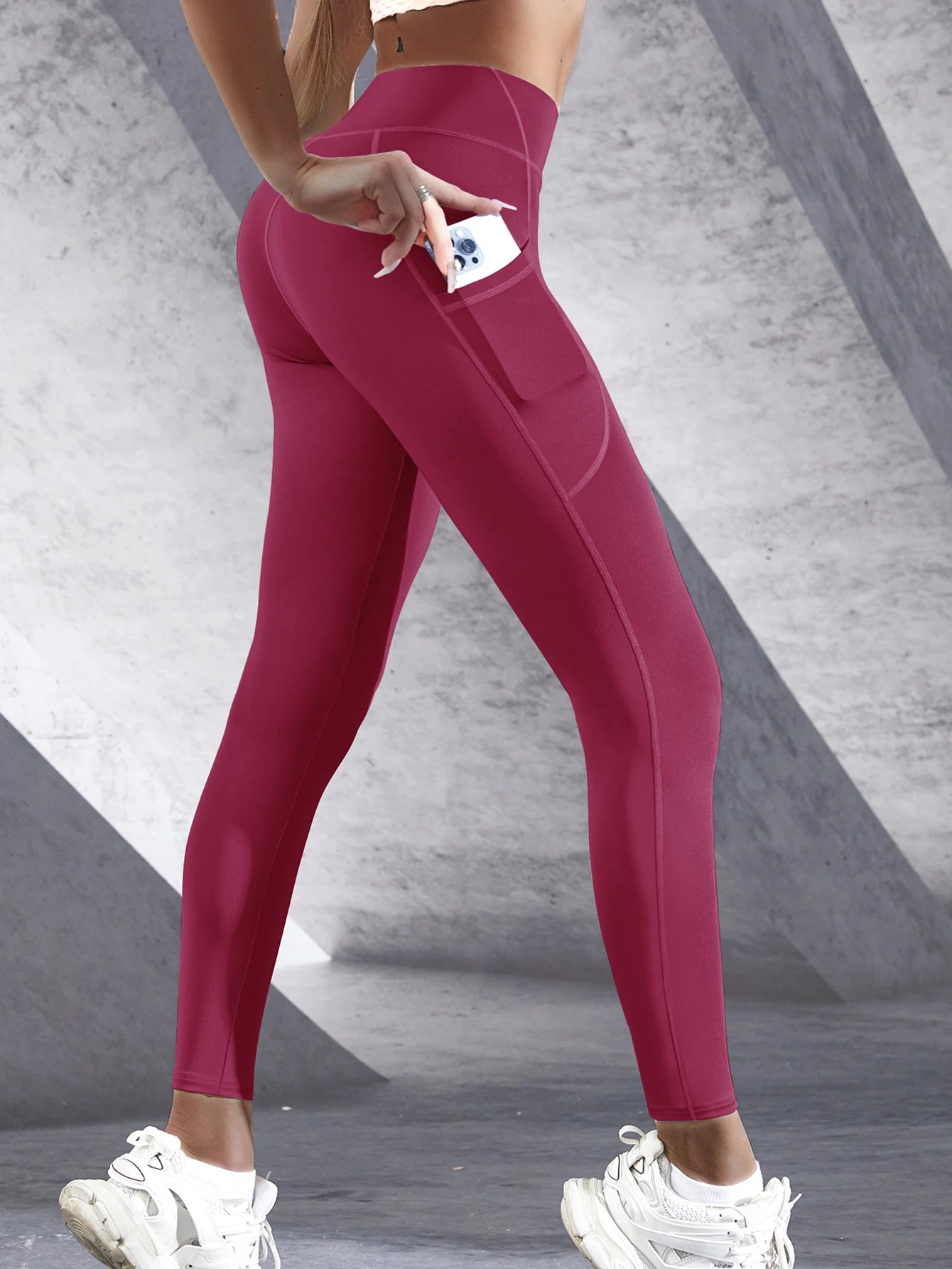 High-Waist Leggings - Tummy Support and Squat Comfort
