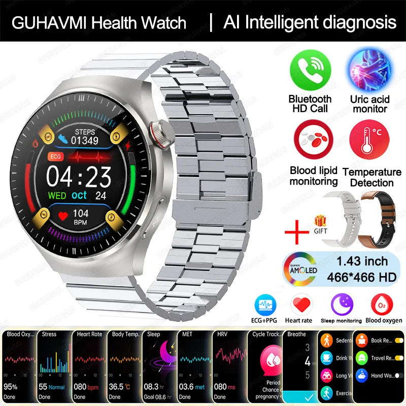 Smart Watch - Bluetooth Calling and Health Tracking