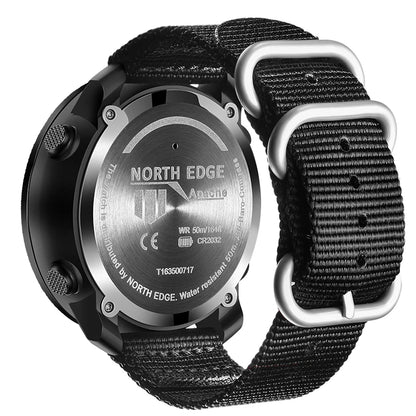 North Edge Military Sport Watch - Altimeter Barometer Compass