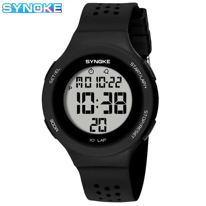 SYNOKE Ultra-Thin Digital Sport Watch - Waterproof Swimming Watch