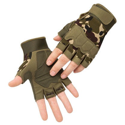 Fingerless Tactical Gloves - Anti-slip Grip For Training