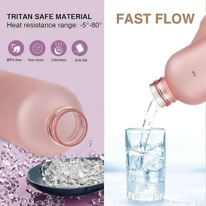 Motivational Water Bottle - Time Marker and Leak-Resistant Hydration
