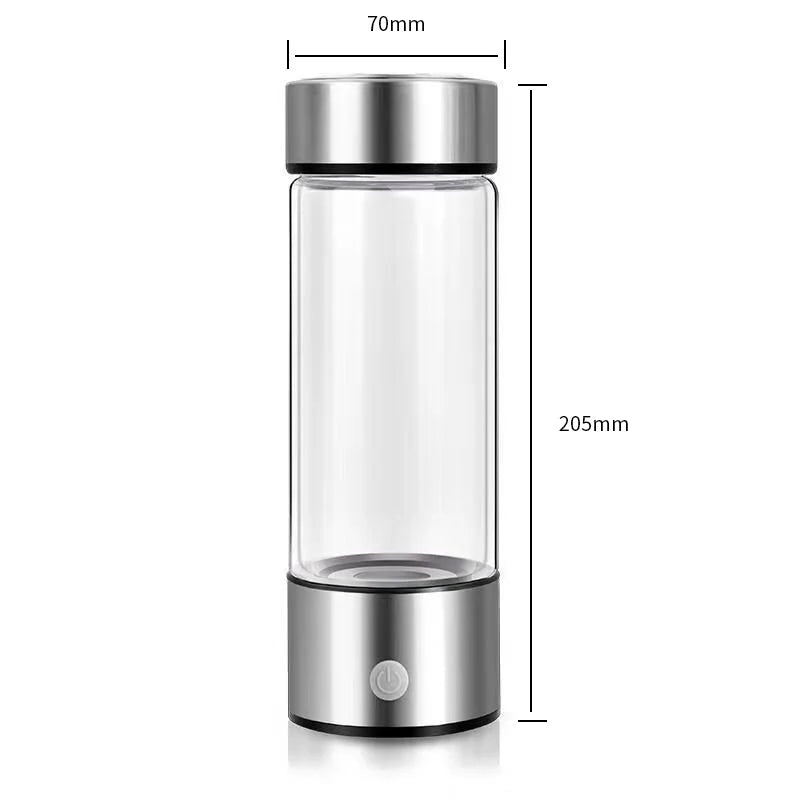 Portable Hydrogen Water Bottle About 420 ML - Hydrogen-rich Water