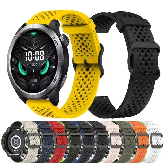 Soft Silicone Watch Band - Replacement Strap for Haylou Solar