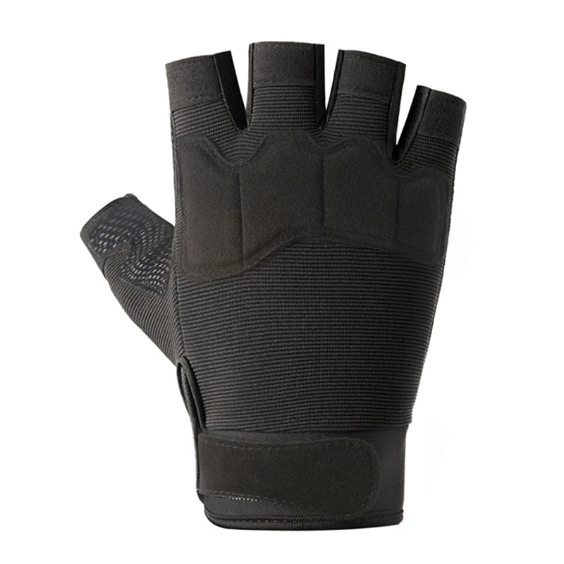 Fingerless Tactical Gloves - Anti-slip Grip For Training