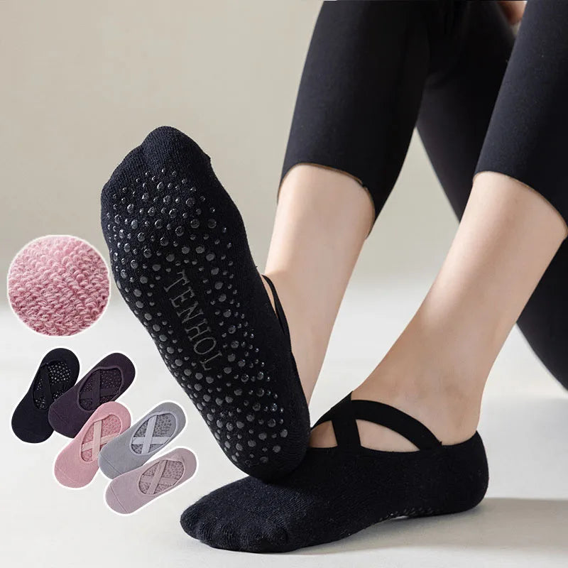 Yoga Grip Socks - Non-Slip Grip for Studio Workouts