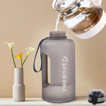 Motivational Water Bottle - Time Marker and Leak-Resistant Hydration