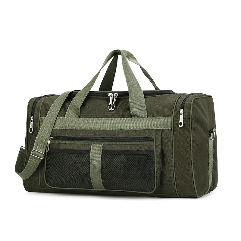 Large Capacity Travel Duffel Bag - Portable Shoulder Handbag
