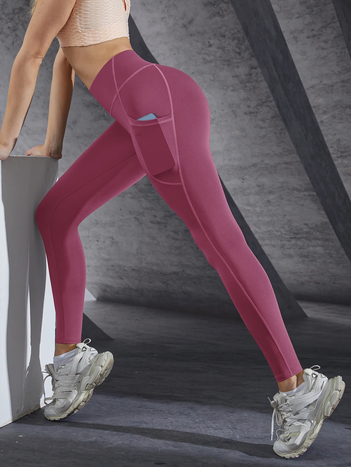 High-Waist Leggings - Tummy Support and Squat Comfort