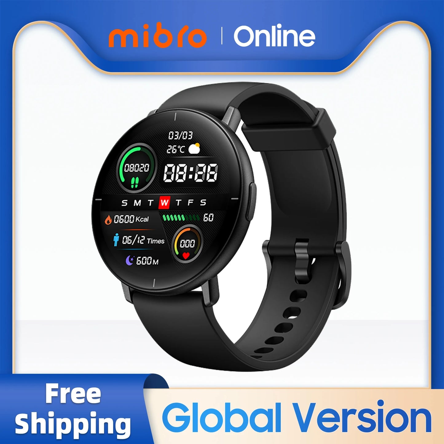 Smart Watch - Bluetooth Calling and Health Tracking