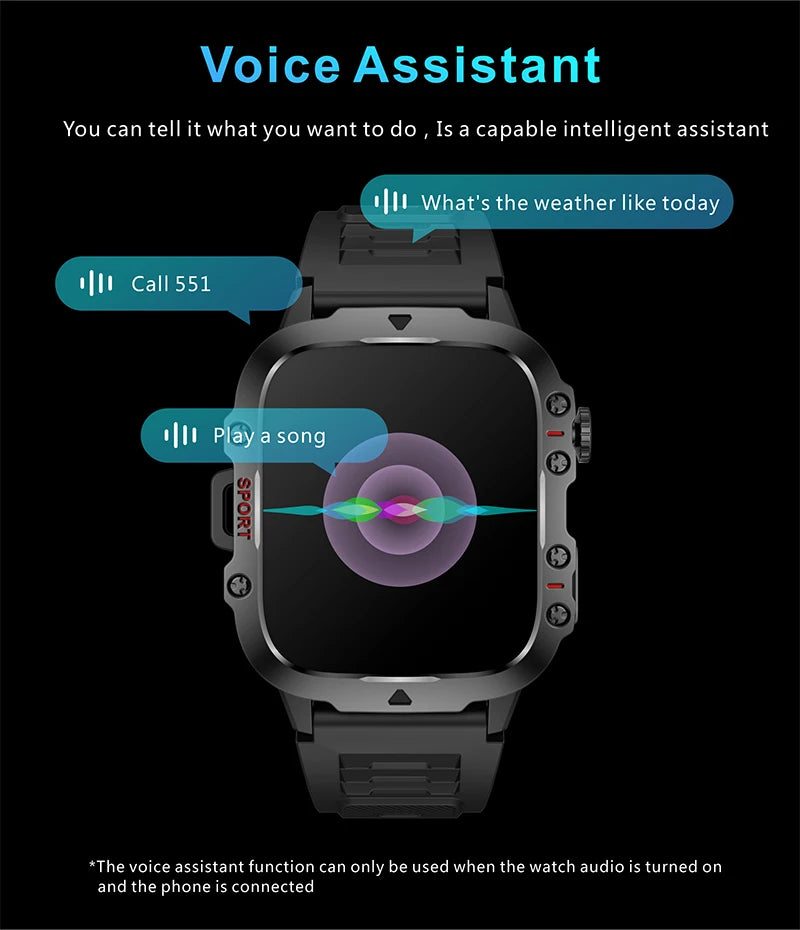 Smart Watch - Bluetooth Calling and Health Tracking