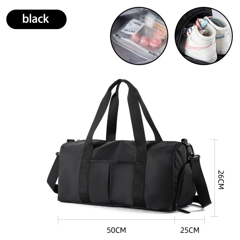 Travel Duffel Bag - Large Capacity Weekend and Gym Carry