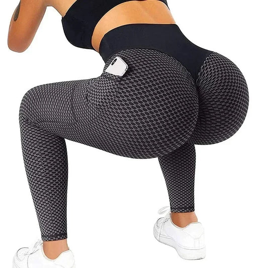 High-Waist Leggings - Pocketed Comfort and Support