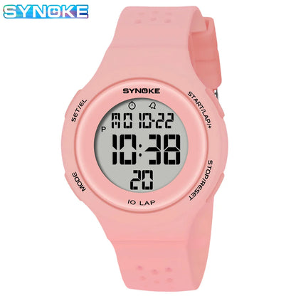 SYNOKE Ultra-Thin Digital Sport Watch - Waterproof Swimming Watch