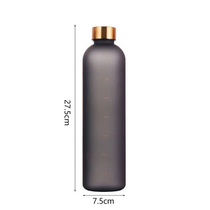 Motivational Water Bottle - Time Marker and Leak-Resistant Hydration