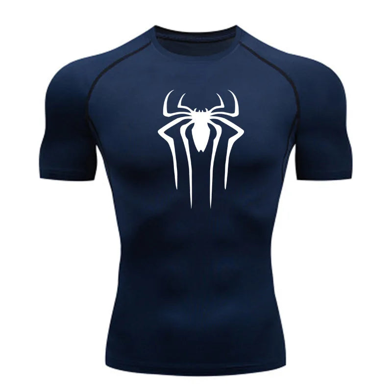 Men's Compression Fitness Shirt - Quick Dry Athletic Performance T-Shirt