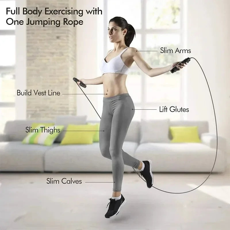 Adjustable Speed Jump Rope - Smooth, Tangle-free Cardio