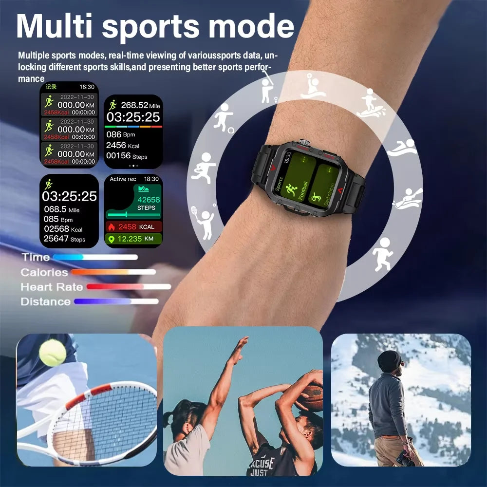 Smart Watch - Bluetooth Calling and Health Tracking