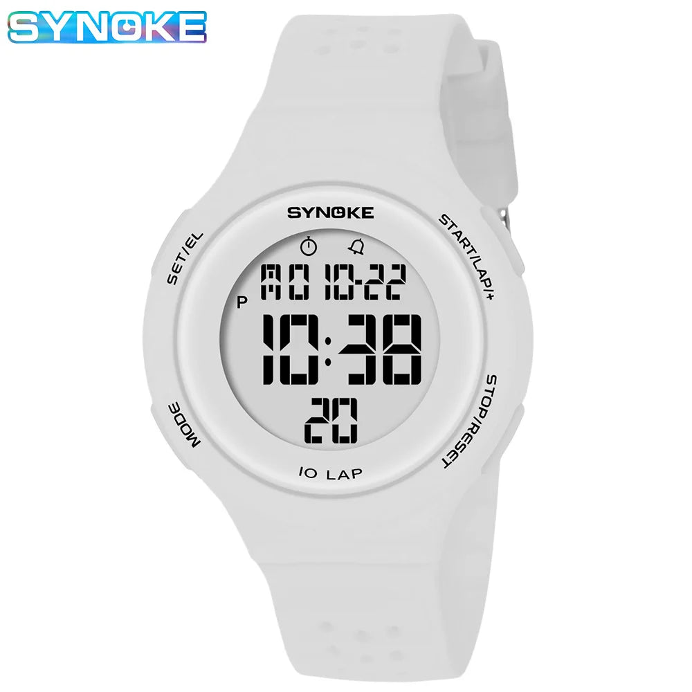 SYNOKE Ultra-Thin Digital Sport Watch - Waterproof Swimming Watch