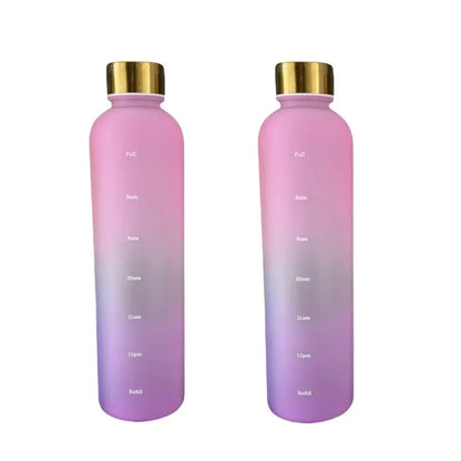 Motivational Water Bottle - Time Marker and Leak-Resistant Hydration
