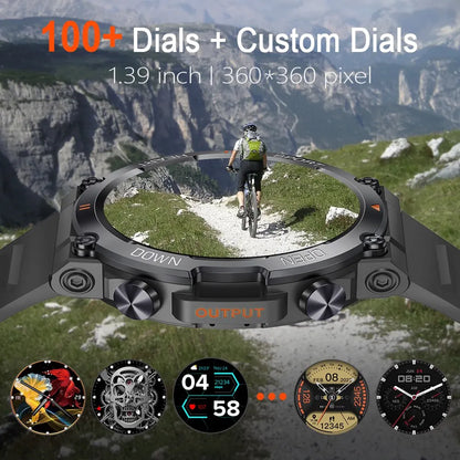 Smart Watch - Bluetooth Calling and Health Tracking