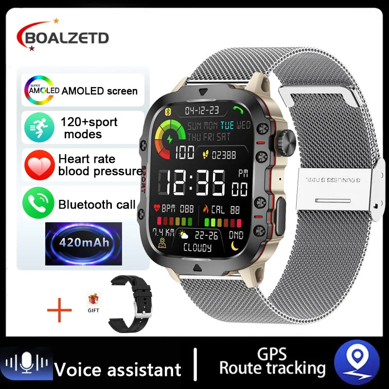 Smart Watch - Bluetooth Calling and Health Tracking