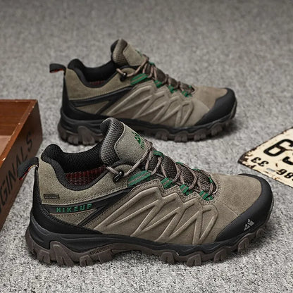 Leather Hiking Shoes - Durable Grip and All-Day Comfort